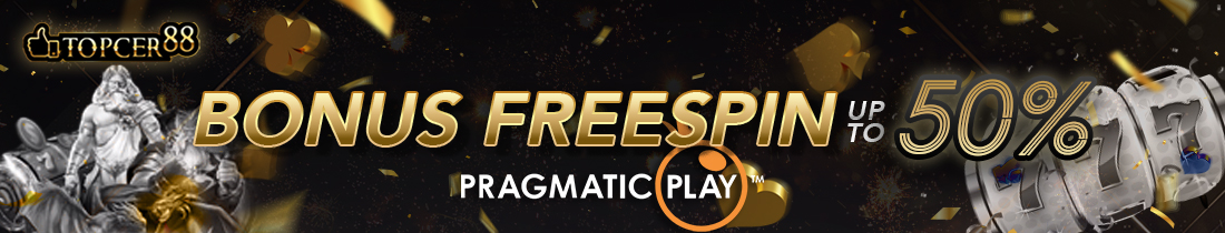 BONUS FREESPIN 50% PRAGMATIC